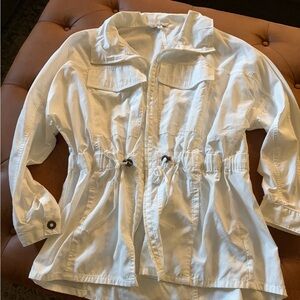 Cabi white polyester jacket
